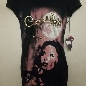 Crystal Rock Christian Audigier t-shirt